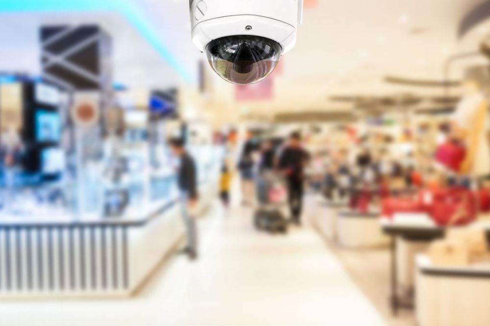 Caméra de videosurveillance d'un magasin à Saverne 
